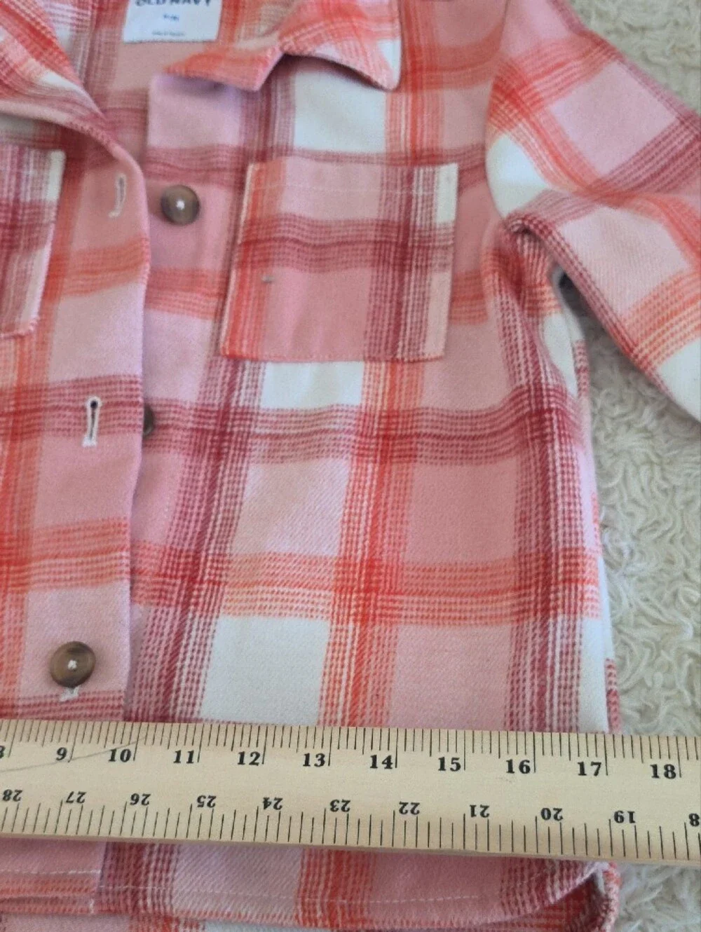 Old Navy cozy plaid